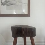 Brutalist tripod stool