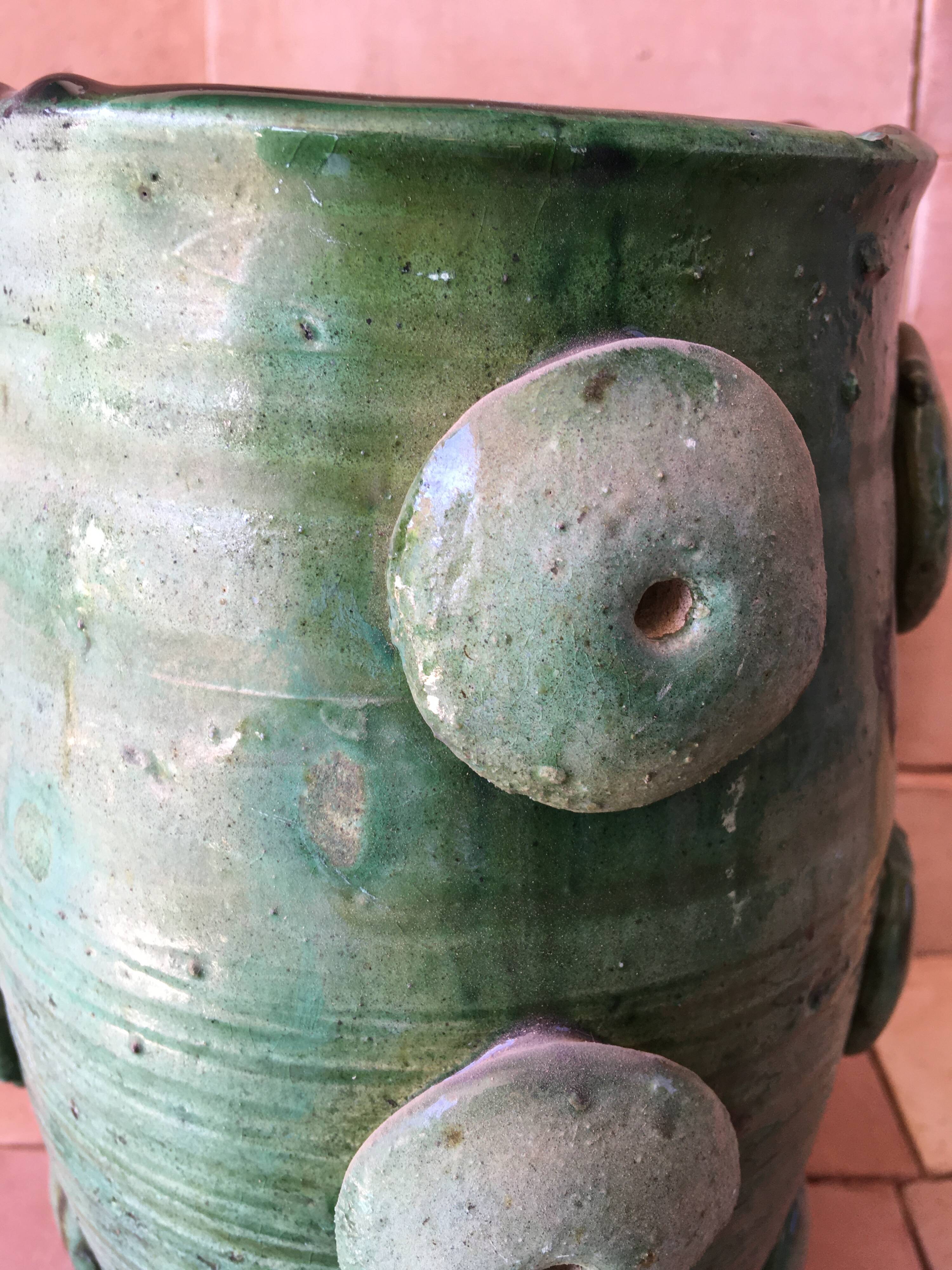 Tamegroute pottery in glazed terracotta