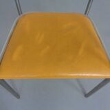 Set of Minimalist Tubular Steel Armchairs by Thomas Wendtland, 1970s