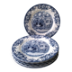 6 English porcelain dessert plates by Johnson Bros.
