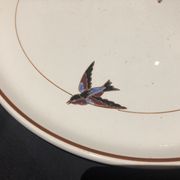 Large dish with decoration of birds