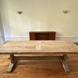 Farmhouse table in old solid oak - HED 200 x 100 cm