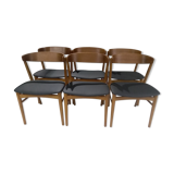 Suite of 6 chairs Farstrup model 206 Denmark 1960