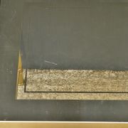 Brass, gold metal and 70s mirror glass tables
