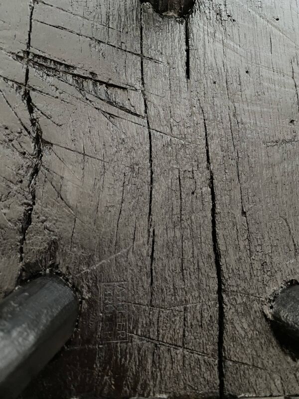 Tripode de ferme Bois brulé