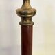 Lampe vintage bois et laiton