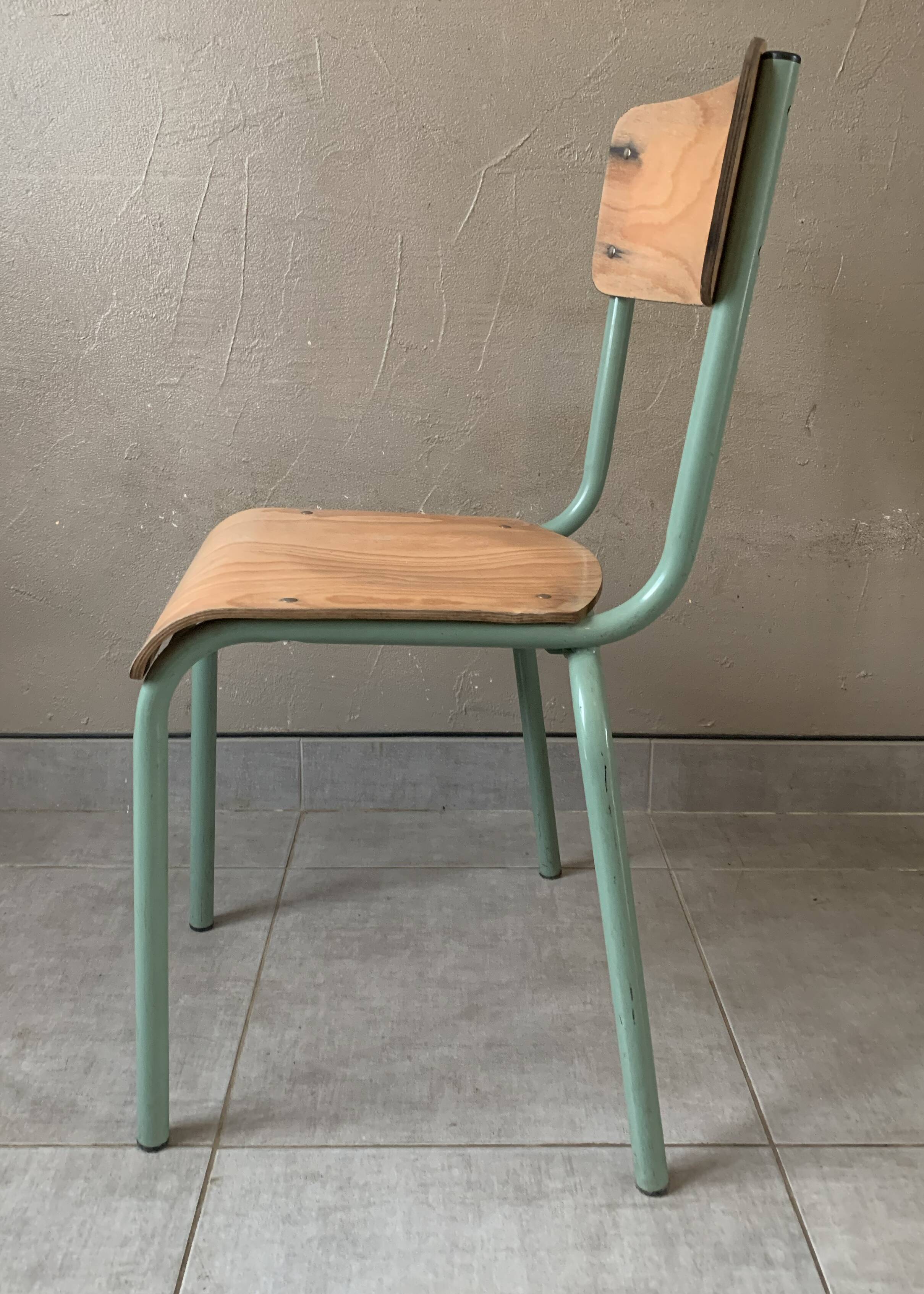 Old vintage school chair Mullca 511