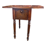 Pretty little Louis Philippe style side table / bedside table