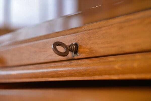 Ensemble meubles modulables par Pierre Cruege pour Martin Dupuis en chêne clair 1960