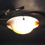 1970s Italian Wall Sculpture With Glass Shade