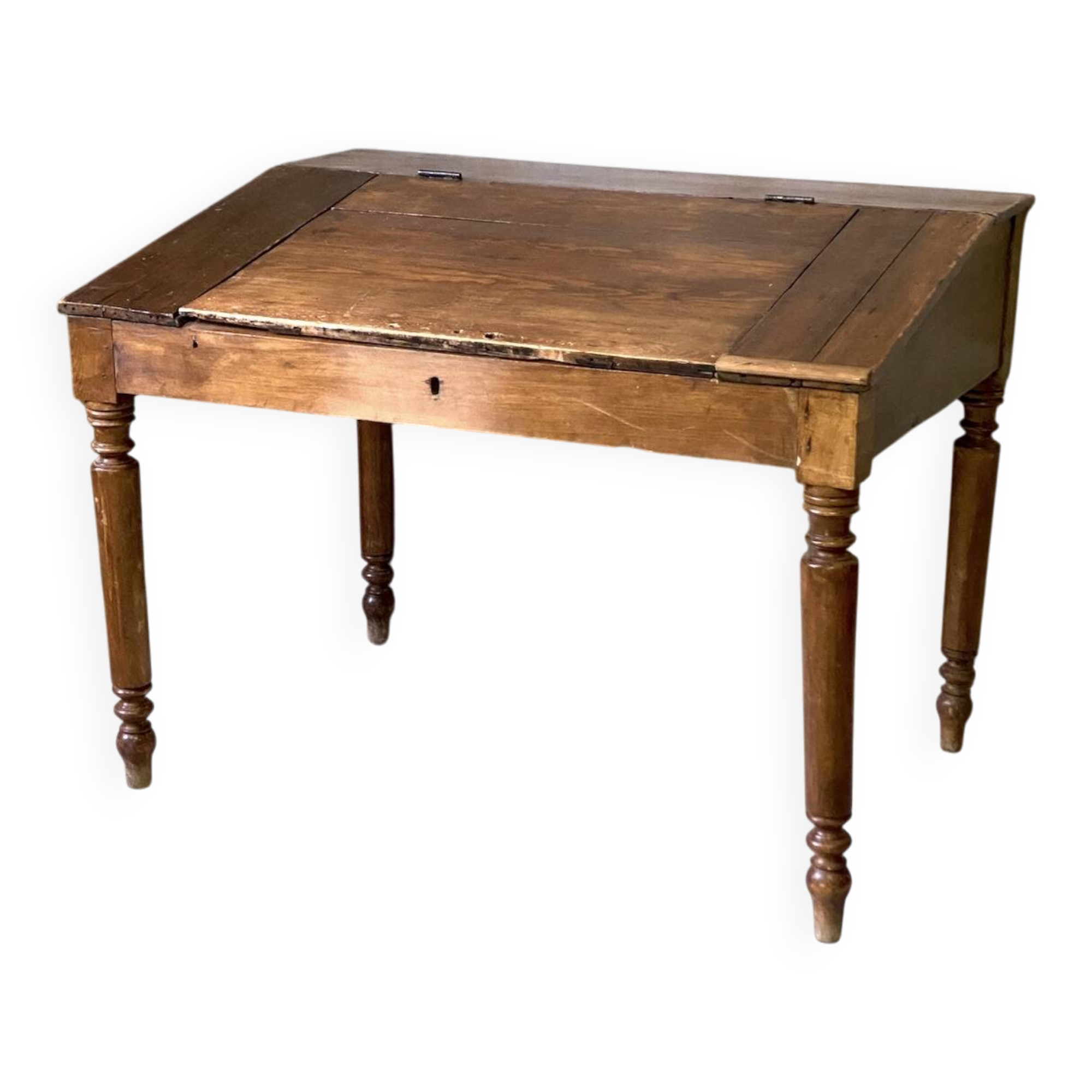 19th-century solid wood desk