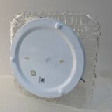 Molded glass ceiling light, 1970