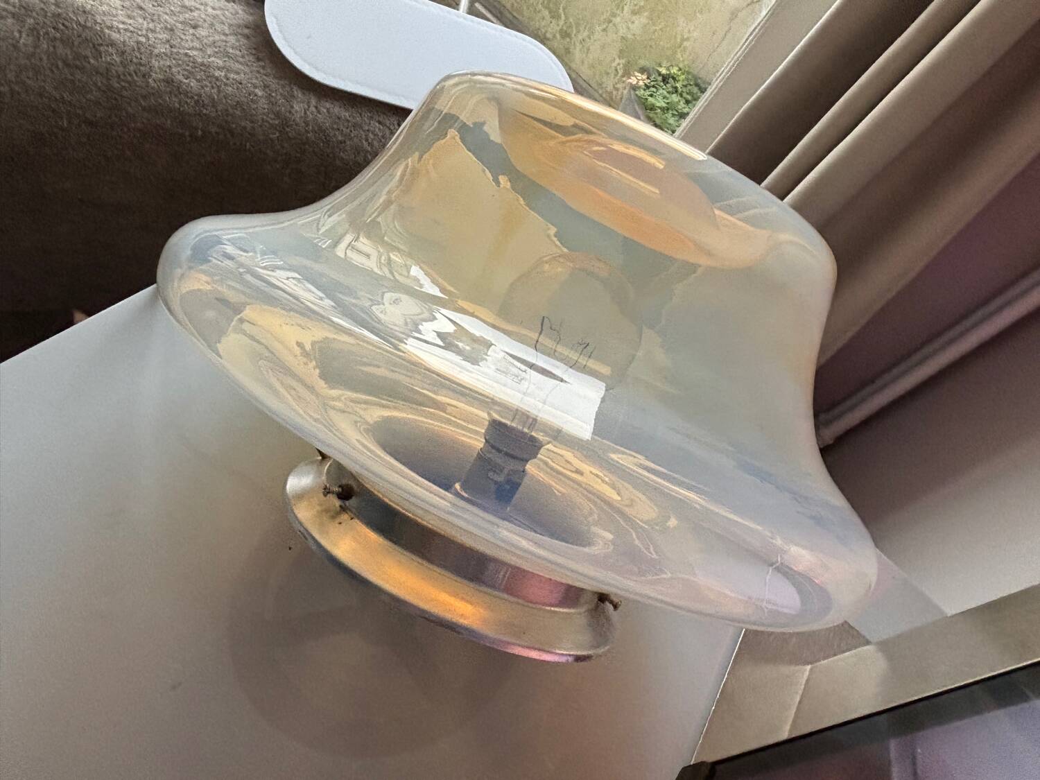 Vintage Murano glass table lamp