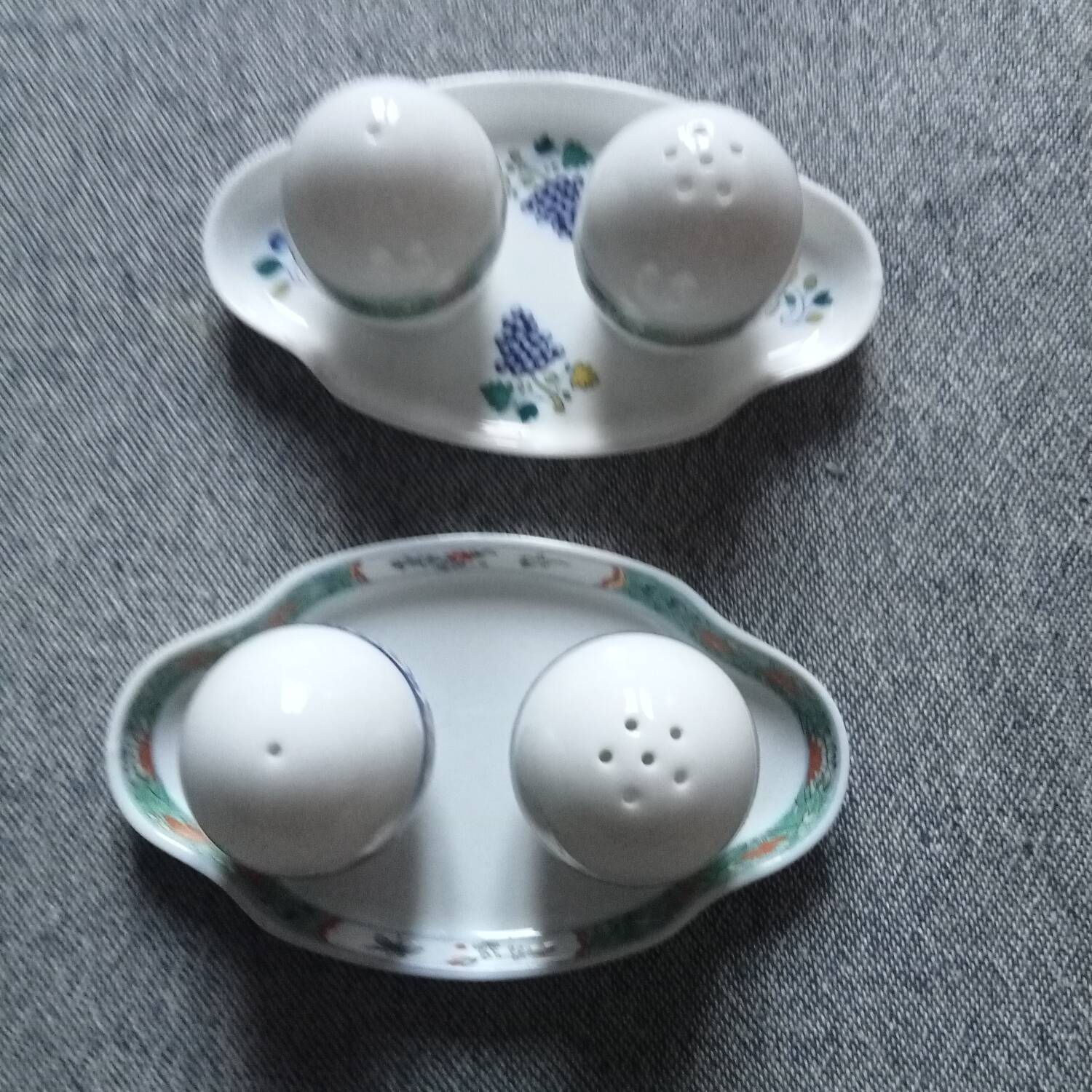 Ensemble salière poivrière limoges