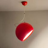 Artemide Pallade Lamp in Bold Red by Studio Tetrarch, 1960s