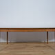 Table à manger extensible en teck, années 1960