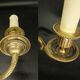 Pair of large wall sconces with bow in Louis XVI style from the 19th century - bronze