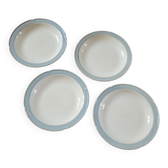 Set of 4 plates Salins France