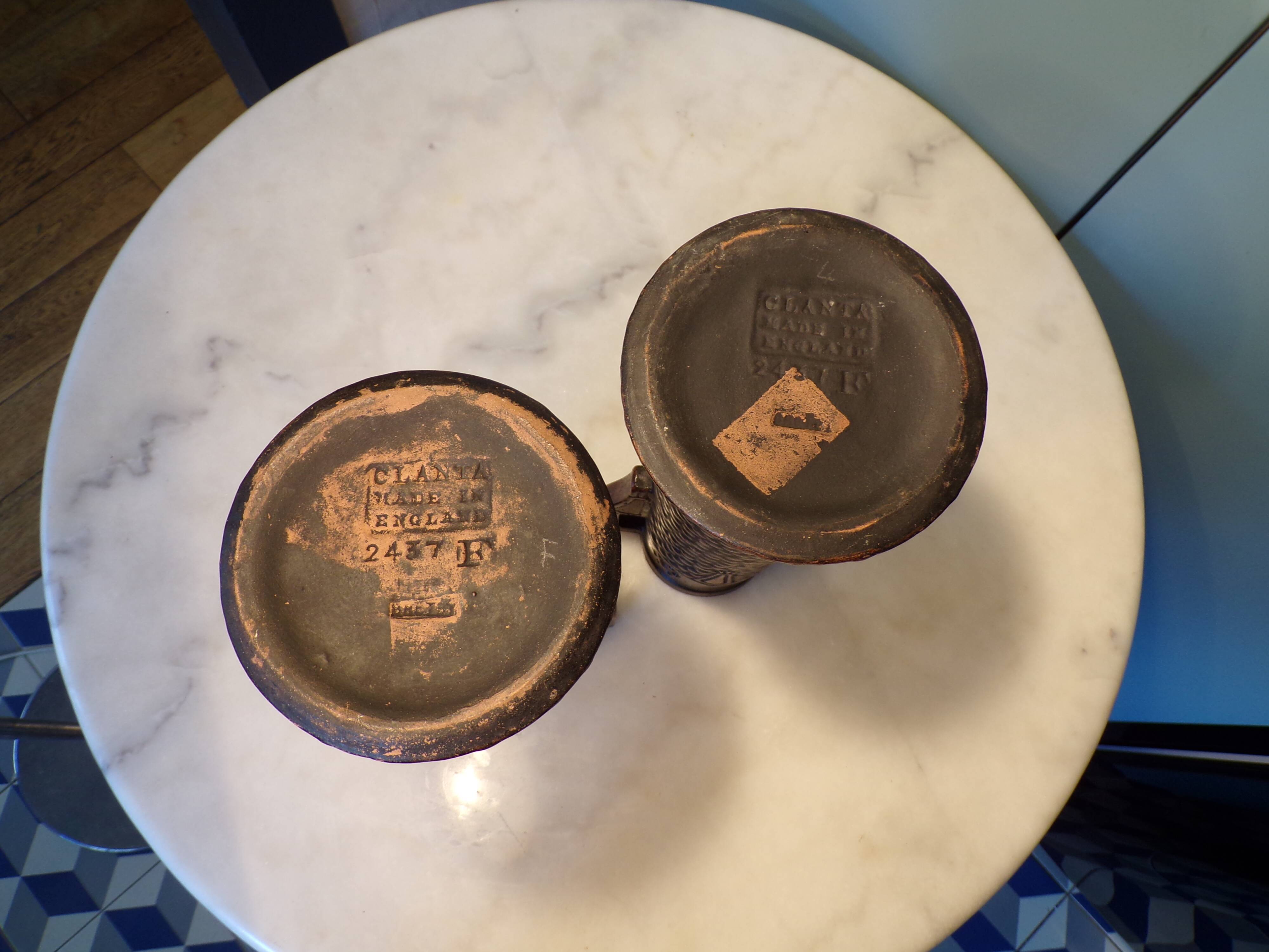 Pair of art deco vases Clanta 2437F