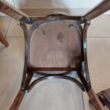 4 dark Luterma bistro chairs, sanded. Painting possible.