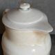 Covered pitcher in porcelain fire of Grigny XIXth stamped P.Precious