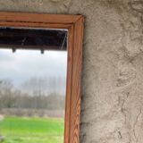 Wooden mirror