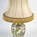 Samson Porcelain Lamp in Chinese Style, 19th Century