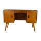 Bureau design vintage en hêtre année 1960.