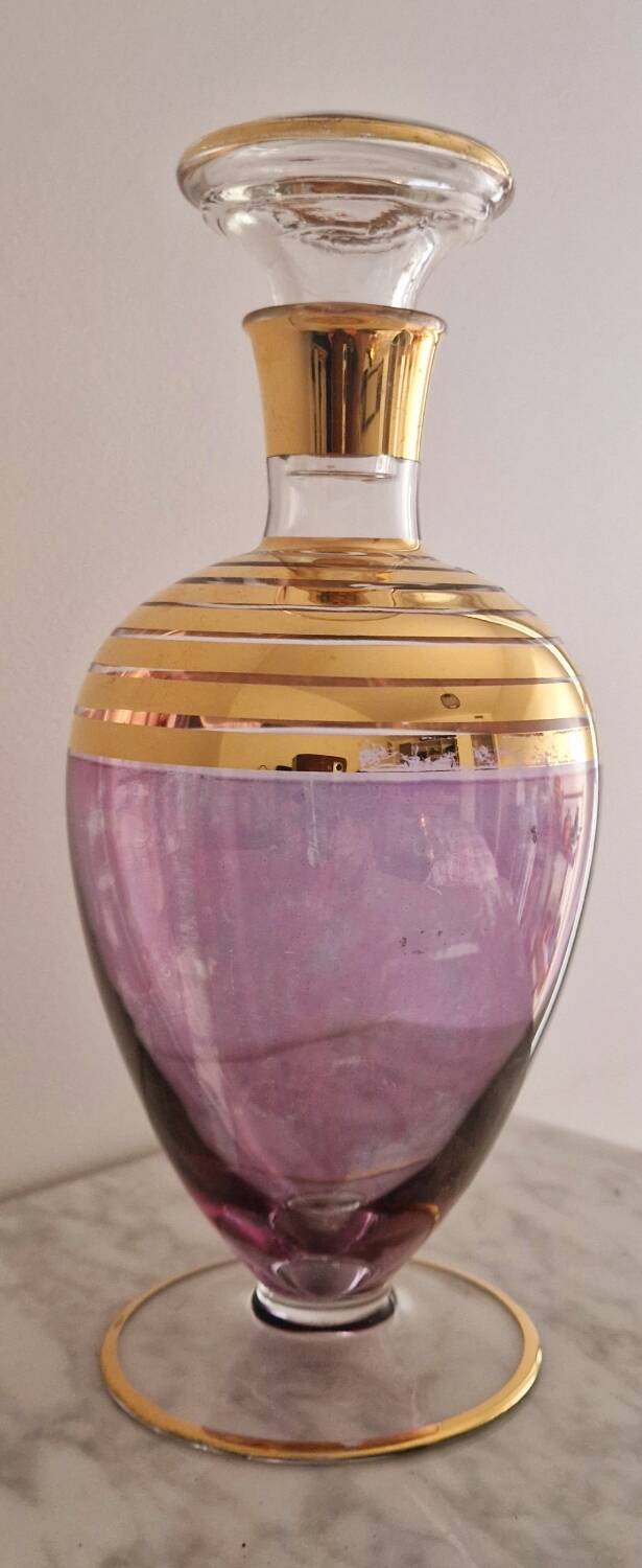 Carafe à liqueur verre soufflé