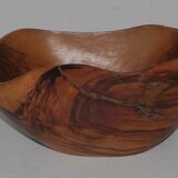 Old olive salad dish signed "Tony Bain Vallauris"