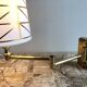 Deschuytener brass articulated wall lamp