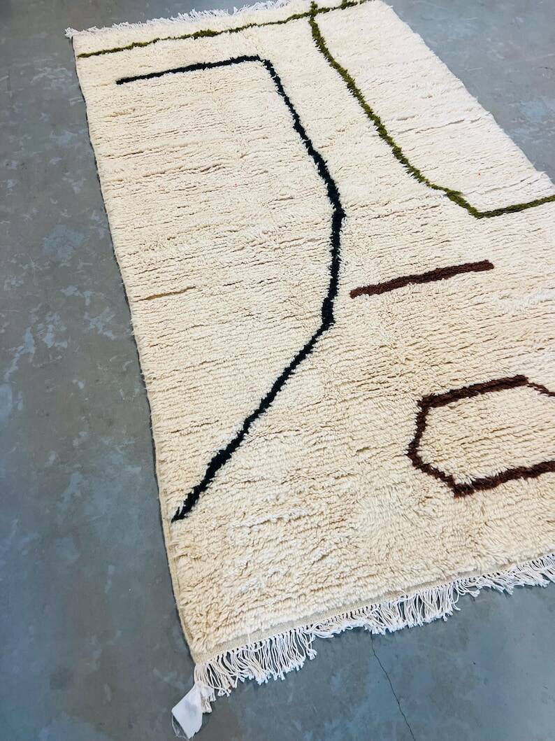 Moroccan handmade rug 200cmx100cm