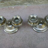 Pair of small table candle holders