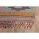 Colorful Geometric Pattern Woven Kilim Runner Rug 143x234