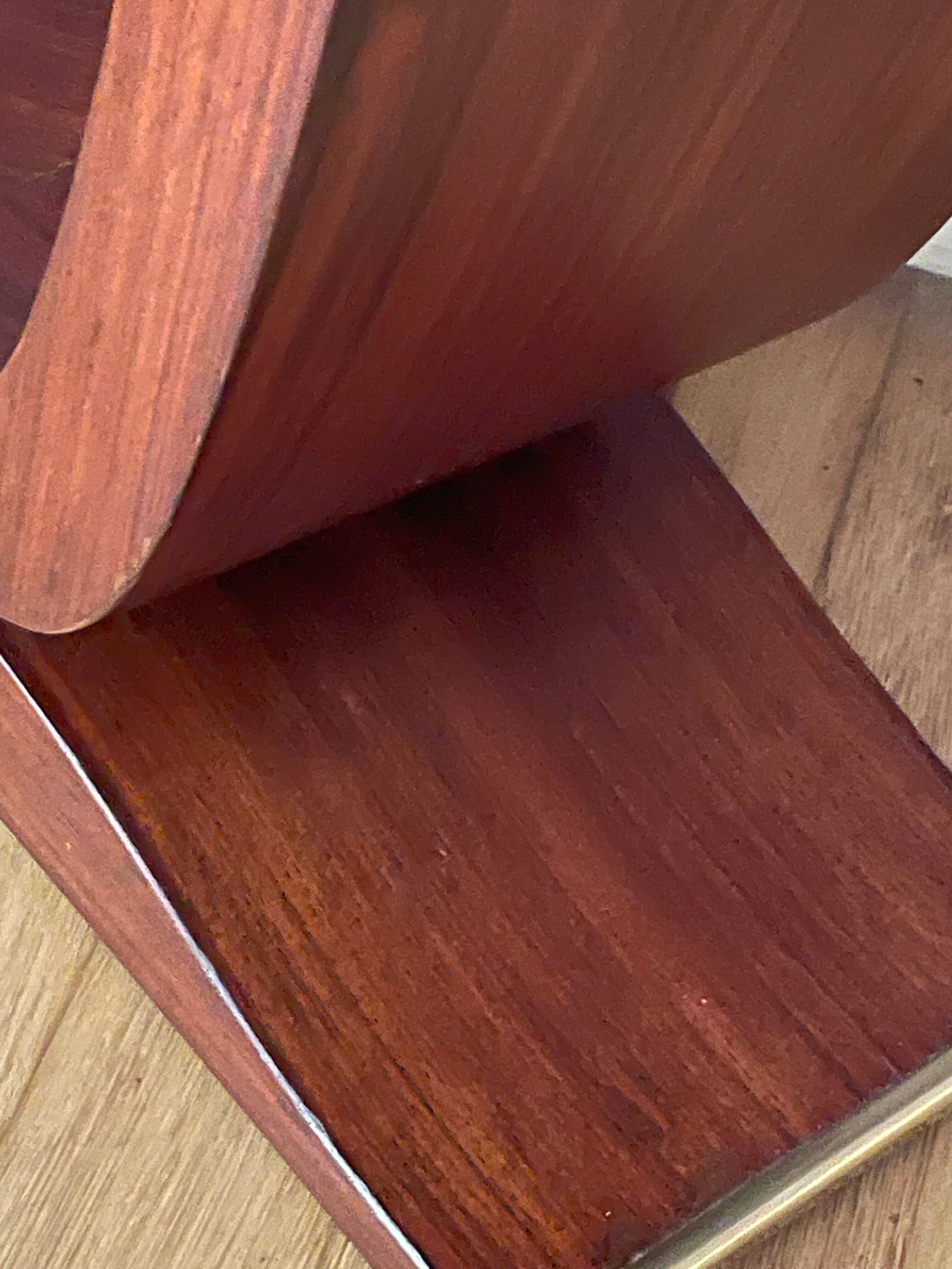 Art Deco console in rosewood