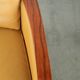 Fauteuil Art Déco jaune de luxe et bien entretenu