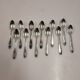12 small silver-plated spoons