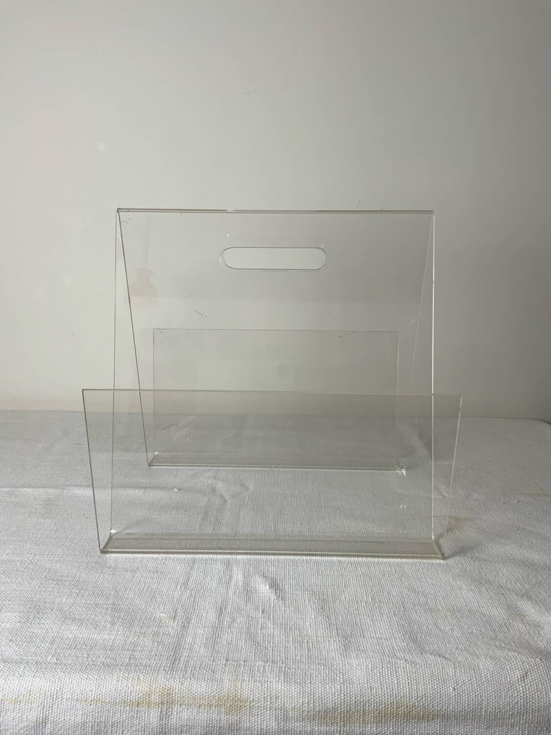 Vintage 70s newspaper rack