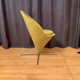 Chaise conique, modèle K1, conçue par Verner Panton, Plus-Linje, Danemark, années 1950