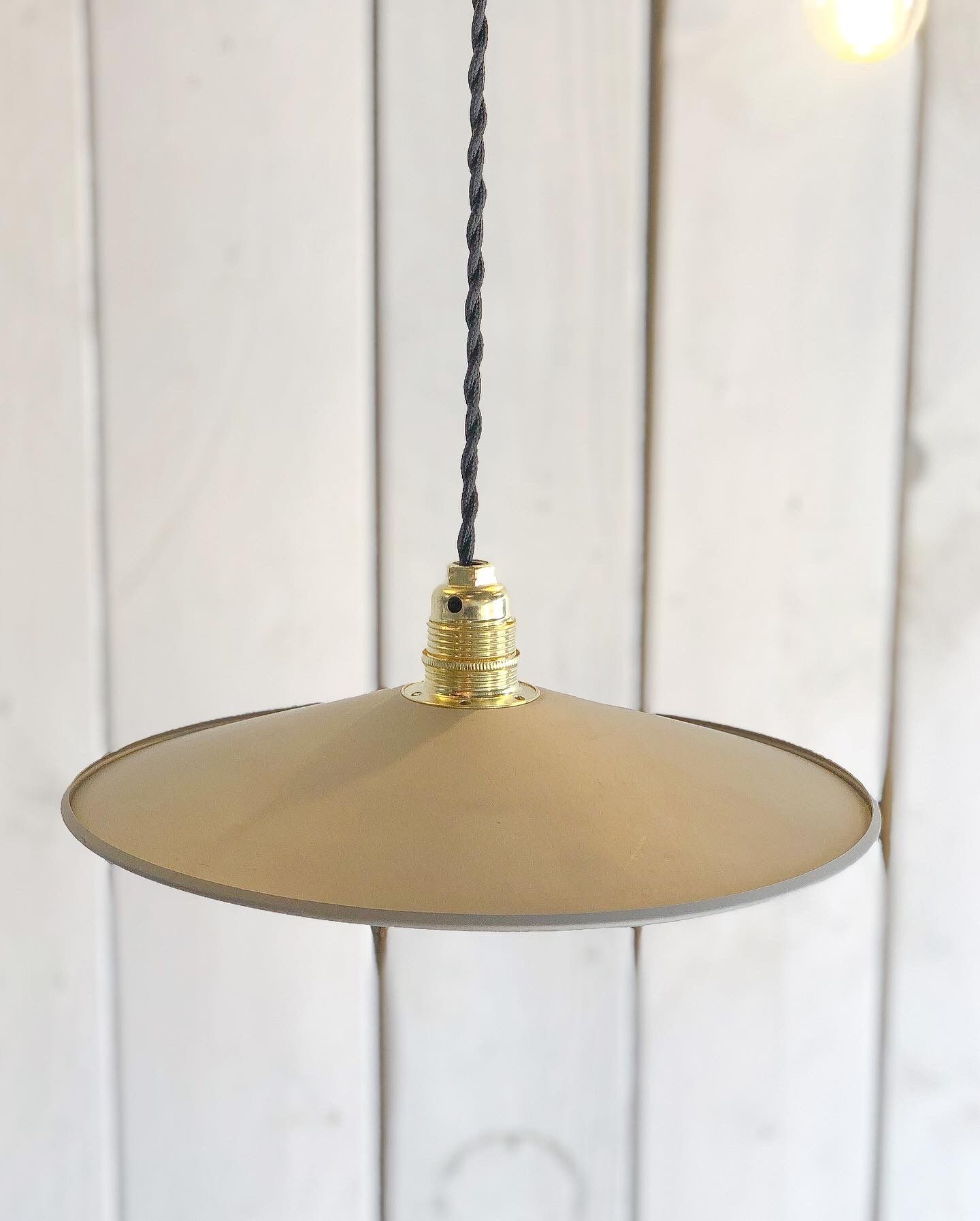 Grey military suspension lamp