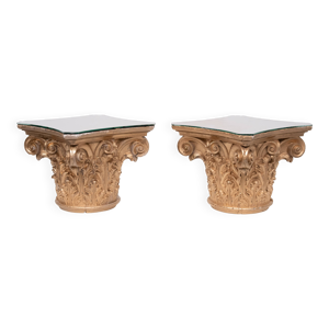 Tables d'appoint à chapiteau