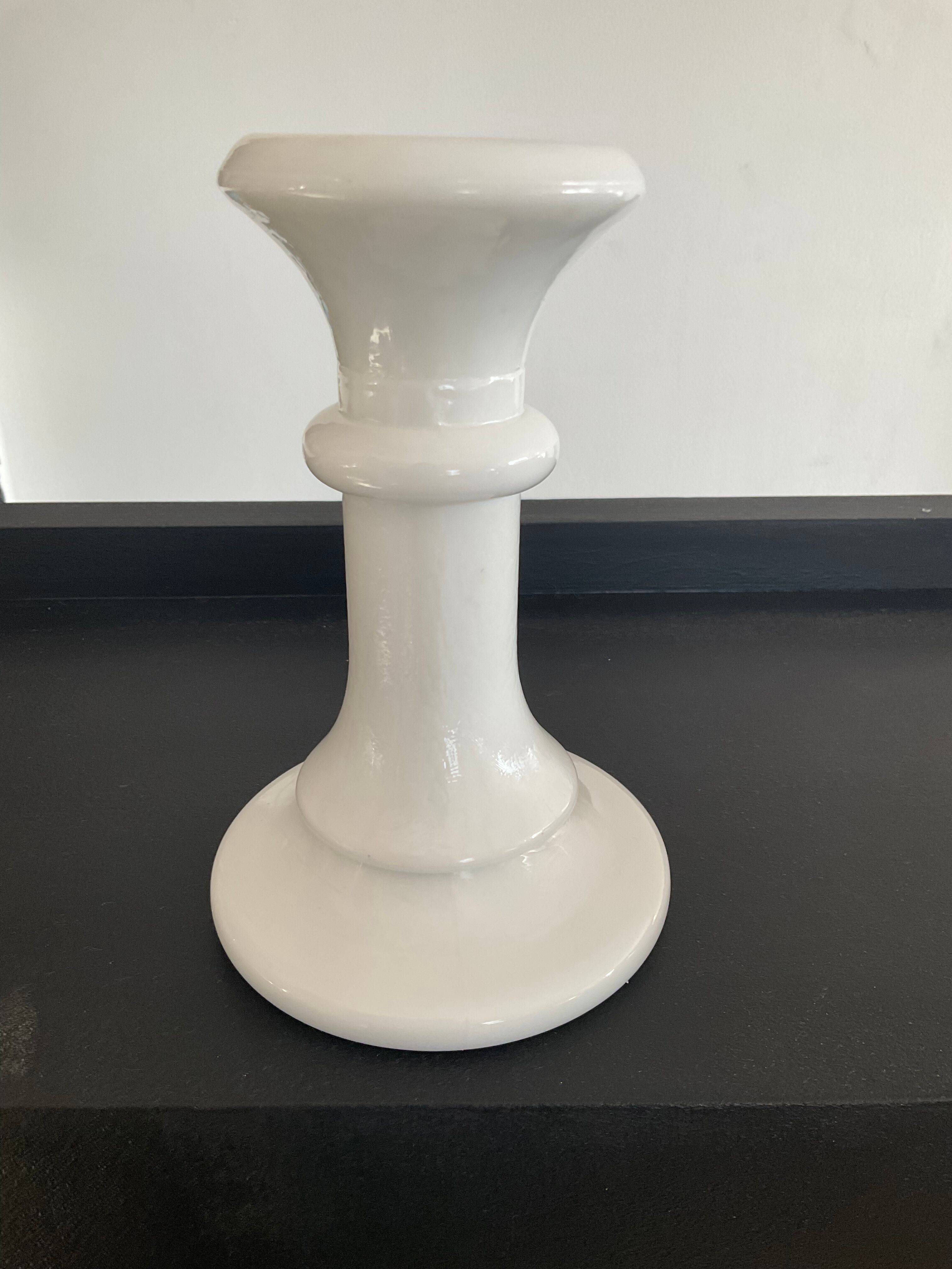 Opaline candle holder from the 50s