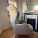 Fauteuil RO Fritz Hansen – Jaime Hayon – tissu Kvadrat