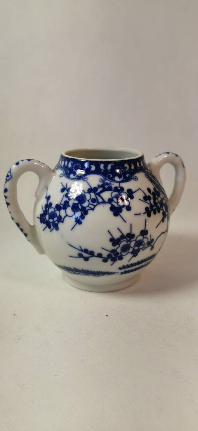 Blue White Japanese Porcelain Tea Set