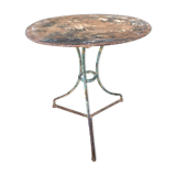 Wrought iron garden table 19th