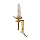 Gold metal flare wall lamp Ferro Art 60/70s