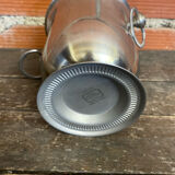 Vintage Ice Bucket Jean COUZON Stainless Steel France #D875