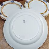 Plat de service rond Longwy