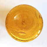 Biot blown glass decanter