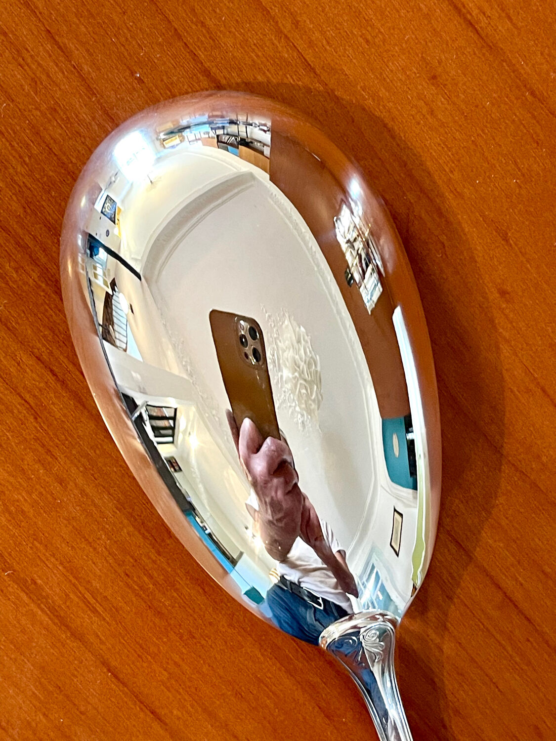 Christofle Malmaison, rice and chip scoop, serving set, mint condition